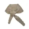 Bufanda Triangular de Lana Hueca de Alta Gama Estilo Francés, Nuevo Pañuelo de Cabeza de Encaje para Primavera y Otoño, Accesorio de Cinturón para la Cintura de Niña, Chal Pequeño