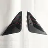 22 Decoración de persiana para ventana trasera Ling adecuada para Harrier/Weiqi Venza persiana de triángulo trasero columna D tiburón Y