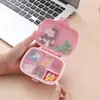 Caja de Medicina Mini Portátil Pequeña para Siete Días, Caja Sellada de Gran Capacidad, Caja Portátil para Almacenar Medicamentos para Personas Mayores