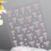 Pegatina para Uñas Lazo de Cinta Plano Simple Versátil Negro y Blanco Lazo de Cinta para Uñas Joyería DH