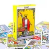 Baralho de Tarot Clássico Rider Waite em Inglês e Espanhol Cartas de Tarot em Desenho Animado Jogo de Tabuleiro de Previsão Adivinhação Jogo de Festa de Feriado Brinquedo