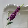Flores Artificiais de Delfínio de Haste Única, Flores de Jacinto para Decoração de Salão de Cerimônia de Casamento, Arranjo de Corredor de Casamento, Flores Decorativas Altas