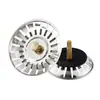 Tapa de colador de fregadero de acero inoxidable anti-atascos de estilo antiguo 8 cm Tapón de desagüe de fregadero Accesorio de cocina