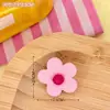 Broche de flores em estilo japonês e coreano, pingente fofo de coração para meninas, corpete colorido popular na internet, acessórios para pendurar