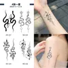 Adesivo de Tatuagem de Cobra Fórmula de Suco Herbal Longa Duração à Prova d'Água Design Criativo de Fusão com Padrão de Cobra para Homens e Mulheres nos Braços e Pernas