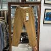 Calça de Trabalho Casual Americana com Fivela Japonesa Sarja de Algodão Outono Solta Reta Ami Cáqui Calça Casual para Homens