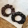 Diadema elástica plisada de lunares con volantes que no daña el cabello, accesorio versátil para coleta para mujer