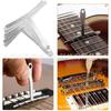 Conjunto de ferramentas para reparo de guitarra Daquan conjunto de reparo e manutenção de cordas travesseiro de medição de distância entre cordas kit de ferramentas de polimento