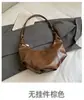 Bolso de axila de nicho estilo coreano, bolso tipo dumpling patchwork de moda vintage, bolso de gran capacidad para el día a día, bolso cruzado simple y elegante
