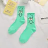 Medias de Verano Dopamina de Longitud Media Celebridad Cibernética Dibujos Animados Bob Esponja Calzoncillos Pareja Calcetines Deportivos Transpirables para Hombres y Mujeres Estudiante