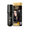 Pluma de Tinte para Cabello de Retoque Desechable con Queratina Peptídica Color Negro Natural Tinte para Cabello Pluma Artículos de Punto Transfronterizos