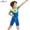 Traje de Buceo Infantil Nuevo de 2.5mm para Hombre de Manga Corta de Una Pieza Ropa de Natación Cálida Drifting Surfing Protector Solar Traje de Scuba