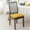 Juego de Fundas Elásticas de Punto para Sillas de Comedor para Hogar y Hotel, Funda Completa para Silla, Nuevo Modelo Transfronterizo, Color Sólido Simple
