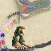 Cadena para Teléfono de Bestia Mítica Extranjera Tendencia en Tiktok Palo de Madera Abstracto Peculiar Colgante de Mochila de Acrílico Bigfoot Árbol