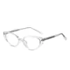 Armazón de gafas retro ojo de gato de acetato imitación, lente plana, para mujer 88014, aspecto natural, estilo Chanel, gafas de prescripción anti-luz azul para Instagram