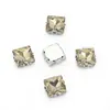 Acessórios de Joias DIY Prontos de Fábrica Diamante de Vidro com Formato Especial Acessórios para Roupas Decoração de Vestido de Noiva Garra D Quadrada Costura à Mão