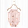 Bolso bandolera floral para bebé, ropa para bebés, mono Harper para recién nacidos, mono de manga corta, cinturón bandolera, estampado completo, Harper cerrado