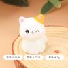 Boneca branca gatinho fofo resina enfeites adorável grão carro console central desktop desenho animado micro paisagem decoração atacado
