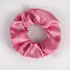 Scrunchies Europeus e Americanos Transfronteiriços 58 Cores Elásticos de Cabelo de Cetim Brilhante Elásticos de Cabelo Simples de Cetim Liso Elásticos para Rabo de Cavalo Alto para Mulheres