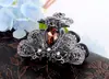 Nuevo Clip de Agarre Retro Plata Antigua Gotas de Agua Diamante Accesorios para el Cabello de Mujer Pasador Joyería Tienda Tocados Mayoreo