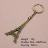 Xiyin Temu AliExpress Amazon Explosions Jewelry Pingente de Torre Simples Chaveiro Pingente
