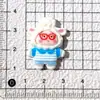 Raposa Coelhinho Animal Desenho Animado Fofo DIY Corda de Cabelo Caseira Grampo de Cabelo Capa de Celular Chaveiro de Cola de Creme Acessórios