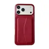 Nova Capa de Celular Aplicável para iPhone 17 Pro Max Padrão Lichia Flip com Porta-Cartões Apple 18 PM Capa Protetora à Prova de Queda