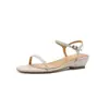 Sandalias estilo minimalista de 3.5cm, temperamento elegante, verano 2026, nuevo diseño, punta abierta, tacón grueso, una sola tira, sandalias de cuero de moda