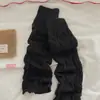 Aquecedores de Perna de Tricô Emagrecedores Suxinaimin Estilo Y2K Cinza Escuro Meias Femininas Meias para Botas Longas Meias Largas