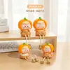 Muñeco colgante de fruta naranja nueva serie pastoral adorno para escritorio del hogar, decoración creativa para dormitorio y entrada