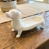 Bestseller transfronteiriço joia minimalista de basset hound impressa em 3D, anel de quarto, relógio, bandeja de armazenamento de chaves, peça decorativa