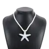 Comercio Exterior Transfronterizo Serie Oceánica Estrella de Mar Colgante de Acrílico Moda para Mujer Retro Geométrico Metal Exagerado Collar Gargantilla