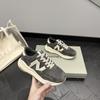 Nuevos Zapatos de Padre Estilo Coreano Bloque de Color Suela Gruesa Deportivos Casuales para Mujer Primavera 2026