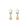 Brincos de Estrela de Cinco Pontas em Prata Esterlina 925 Xinmia Design de Nicho Tarraxas para Mulheres 2026 Novos Brincos Tendência de Luxo Leve