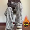 Calça Casual de Veludo Cotelê Reta de Cintura Alta de Alta Qualidade Vintage para Homens, Estilo Outono e Inverno, Marca da Moda, Transfronteiriço