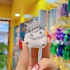 Chaveiro de Gato Gordo de Resina Desenho Animado Feminino Fofo Exquisito Corrente de Celular Pulseira Boneca Acessórios de Chaveiro Fofos