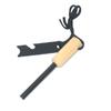 Pedernal para encendedor de mango de madera cilíndrico transfronterizo varilla de fuego varilla de fuego pistola de fuego varilla de magnesio supervivencia al aire libre Pedernal