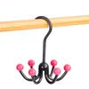 Gancho Rotativo Multifuncional de Seis Garras Gancho para Roupas Íntimas Domésticas Gancho para Casacos Suporte de Armazenamento para Guarda-roupa de Dormitório Suporte para Bolsas