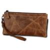 Guangzhou fábrica mayorista punto Cuero Crazy Horse Tarjetero cuero tarjetero para hombre set de tarjetas para hombre Libro de tarjetas de cuero hecho a mano bolsa pequeña