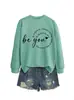 Sé tú sé amable sé considerado Amazon Wish sitio independiente sudadera casual simple para mujer