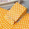 Saco de Presente de Alto Valor com Bolinhas para Temporada de Formatura Embalagem da Temporada de Formatura Presente de Feriado Saco de Presente para Doces Papel Kraft Espessado