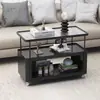 Nova Mesa de Sofá para Sala de Estar Móvel Pequeno Carrinho de Luxo Leve Mesa de Café para Varanda Cor Creme Canto de Ferro Forjado Mesa Lateral para Lanches Chá