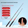 Vara de pesca de barco de cauda macia de liga de titânio, posicionamento de carbono, micro chumbo, titânio completo, semi-titânio, dupla, ligeiramente ponte, vara de pesca
