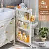 Armario de Almacenamiento para Huecos de Baño de 7/8/9 cm Estante Estrecho de 10 cm para Almacenamiento en Cocina, Lado del Refrigerador y Baño