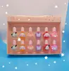 Traje de esmalte de uñas de dibujos animados esmalte de uñas para despegar niña cinco venenos insípido guardería compartir esmalte de uñas al por mayor