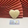 Amor no Dia dos Namorados Chinês Peça de Ouro em Forma de Coração 52mg Ouro Puro 999 Presente de Dia dos Namorados Chinês Ouro Casca d'Água Atacado