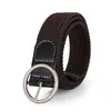 Cinturón tejido popular de Amazon para estudiantes, cinturón universal para hombres y mujeres, hebilla cuadrada, casual, elástico, transfronterizo