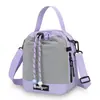 Mochila com Cordão Multifuncional Feminina de Novo Estilo, Leve e Simples, Bolsa Transversal para Esportes ao Ar Livre, Bolsa de Viagem Versátil
