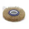 Roda de Arame em Estoque Escova de Arame Aço com Fio Revestido de Cobre Fio de Aço Inoxidável Conjunto de Rodas de Arame Escova de Arame para Polimento Remoção de Ferrugem Roda
