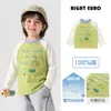 Camiseta de Manga Larga Estilo Europeo para Niños y Niñas Primavera Otoño Top 2026 Ropa Nueva para Niños Niños Bebé Ropa de Otoño Moderna